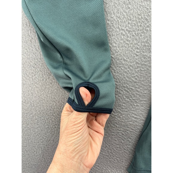 Howler Brothers Shirt Mens Sz S Dawn Patrol Henley Green Long Sleeve Sun Hoodie - Picture 9 of 13